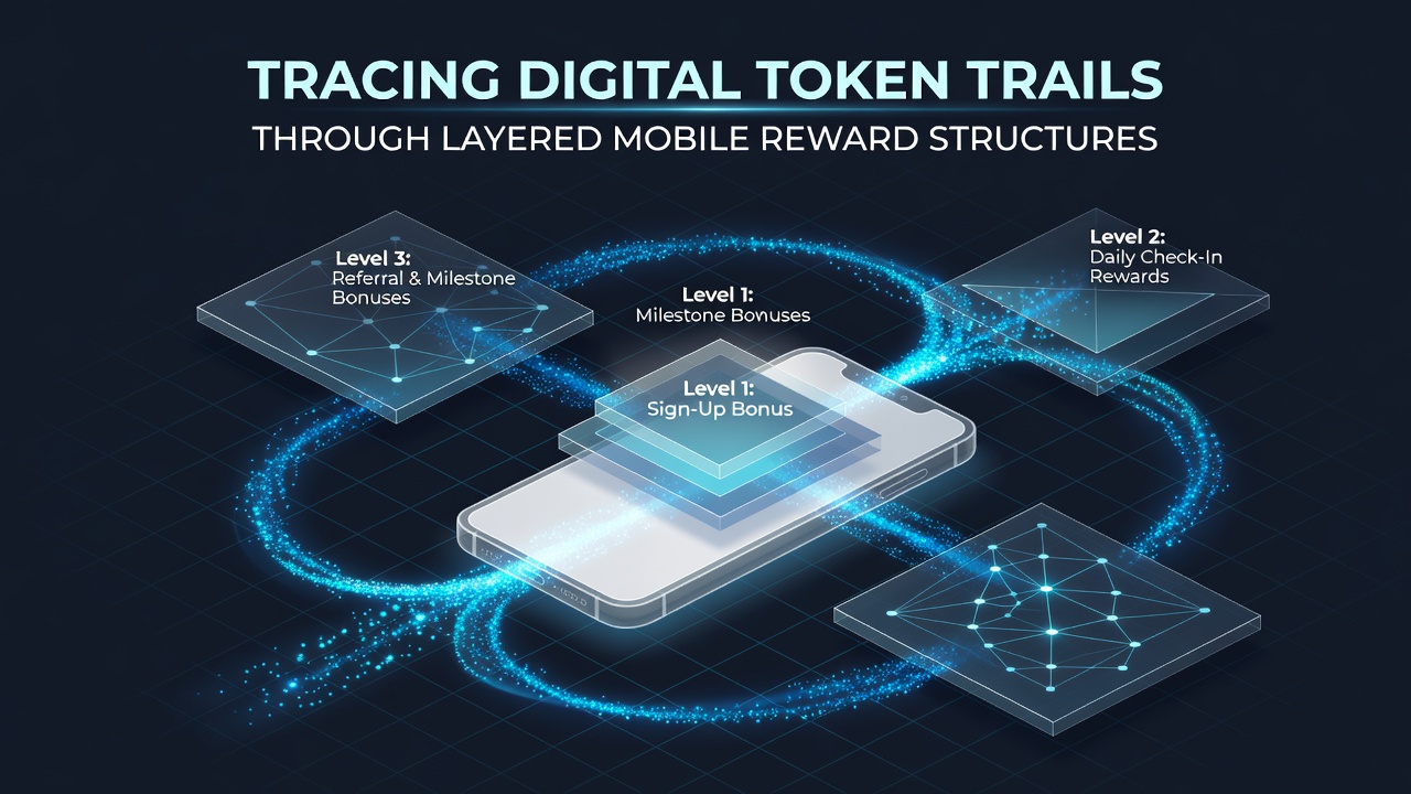 Flowchart of token data exchanges between mobile apps, partner APIs, and regulatory audit systems